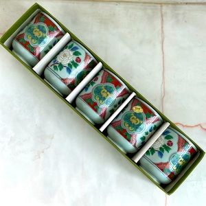 Japanese Arita tea-cup set